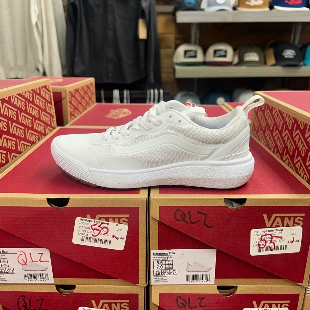Vans All-White UltraRange Sneakers